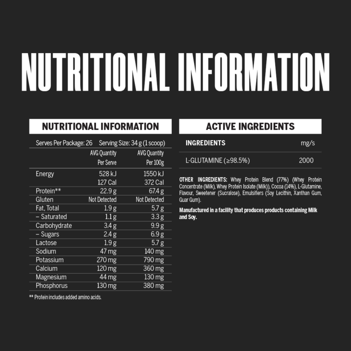100% Whey Protein - 2.2kg